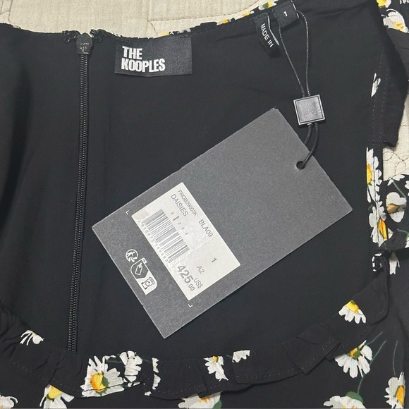 NWT The Kooples Long Daisy Print Dress Sz 1 (S) Floral - Picture 13 of 13